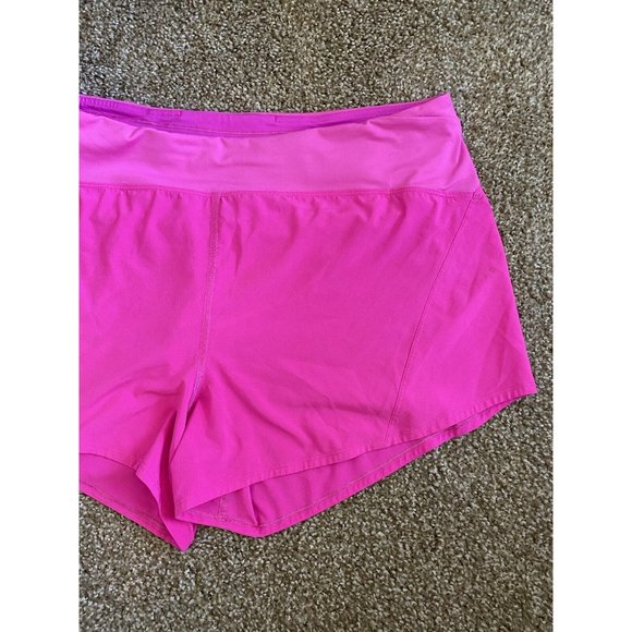 Lululemon 12 Essential Running High Rise Short 4" Pow Pink - Picture 4 of 9